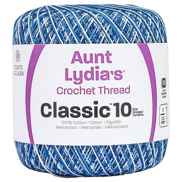Coats Crochet Classic Thread: 10 Stunning Shades of Blue for Your Next Project