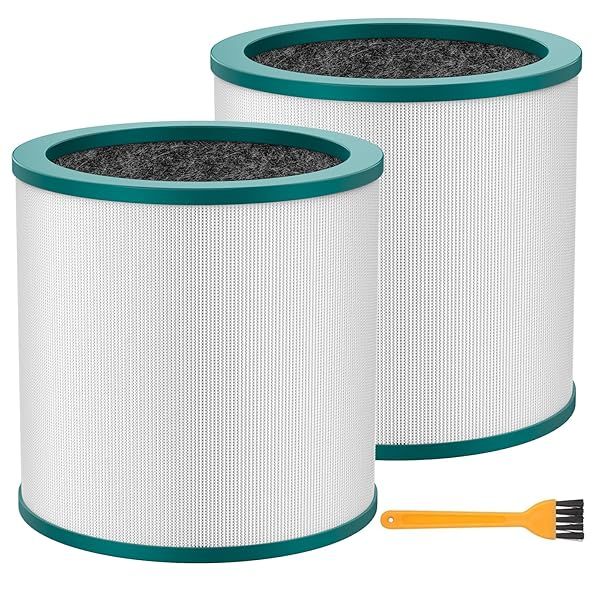 Colorfullife Replacement Air Purifier Filter for Dyson TP01, TP02, TP03, BP01 - 2 Pack Compatible with Part 968126-03