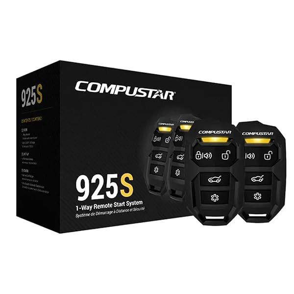 Compustar CS925S 4-Button Remote Start System - 1500' Range for Ultimate Convenience