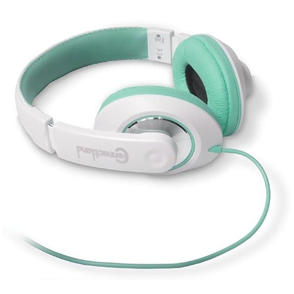 Connectland Stereo Wired Headphones & Microphone - Lightweight 40mm Speakers for Music & Gaming in Stylish Teal CL-AUD63035