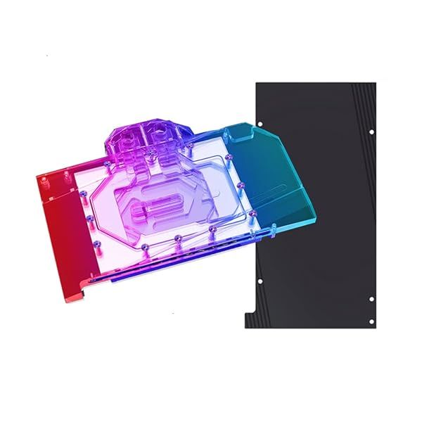 Zotac GeForce RTX 4090 AMP Extreme Water Cooling Block with ARGB LED & Backplate - Copper GPU Waterblock