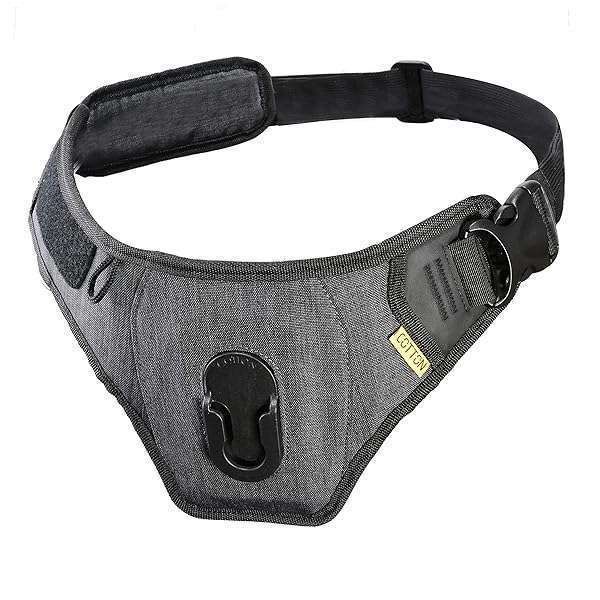 Cotton Carrier Slingbelt with Tether: Hands-Free Camera Harness for Hiking & Travel