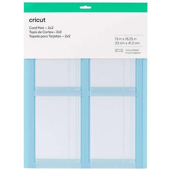 Reusable Cricut Card Mat 2x2: Create 4 Cards at Once - Perfect for Bulk Card Making with Maker & Explore