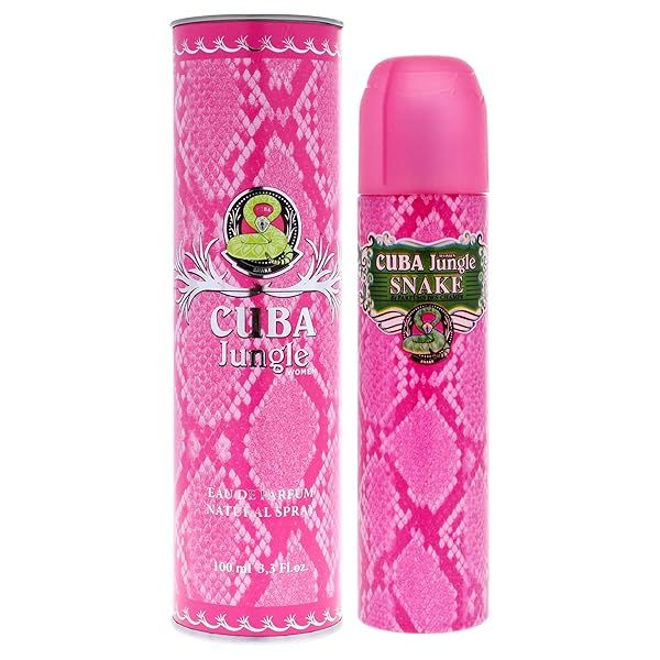 Cuba Jungle Snake Eau De Parfum for Women - 3.4 oz | Exotic Fragrance & Long-Lasting Scent