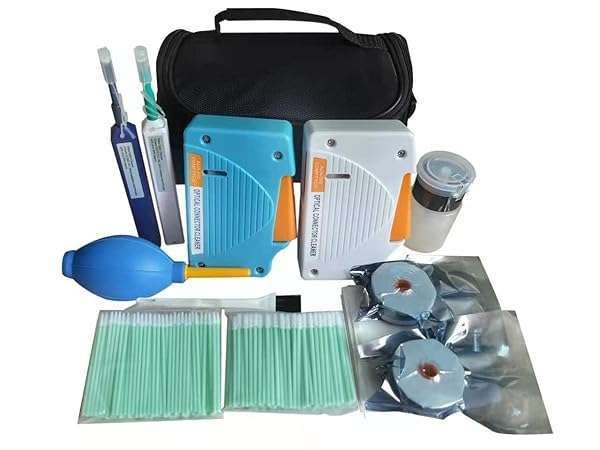 Ultimate D YEDEMC Fiber Optic Connector Cleaning Kit: 1.25mm/2.5mm Pens & Replacement Tapes for FC, SC, ST, LC, MU Connectors