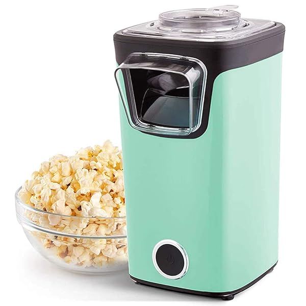 Buy DASH Turbo POP Popcorn Maker - 8 Cup Aqua Machine with Measuring Cup & Butter Melter for Perfect Popcorn!