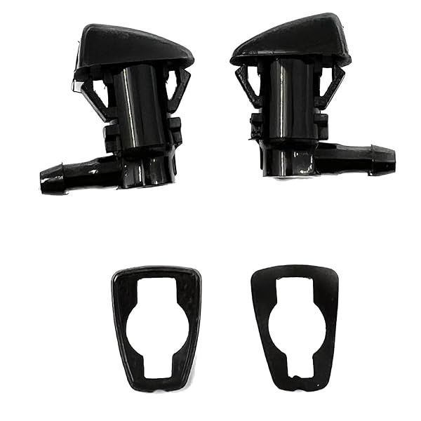 DEVMO 2pcs Front Windshield Washer Nozzles 25823360 - Compatible with Acadia 07-15,Traverse 09-17,Enclave 07-11,Outlook 07-10