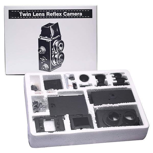 DEVMO DIY Lightnes Classic Retro Holga Lomo Recesky TLR Camera 35mm Film Twin Lens Reflex Kit