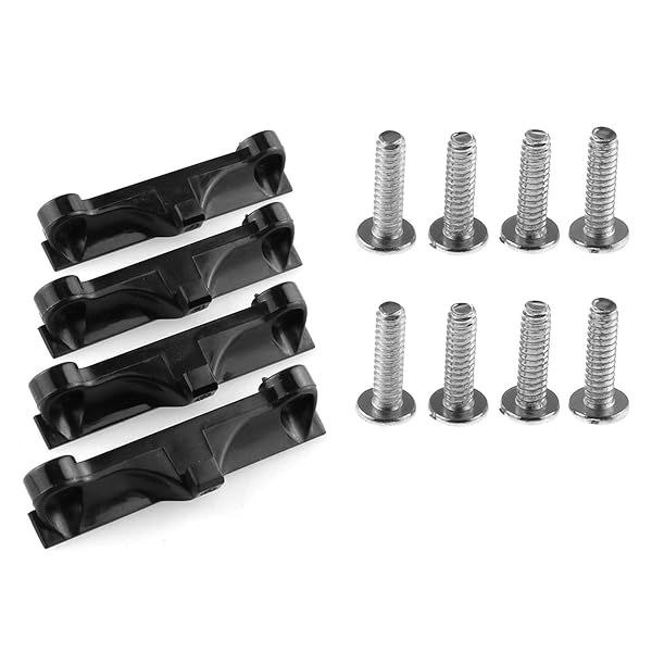 DGZZI CPU Fan Retainer Bracket 4PCS - Black AM4 CPU Fan Support for Optimal Cooling