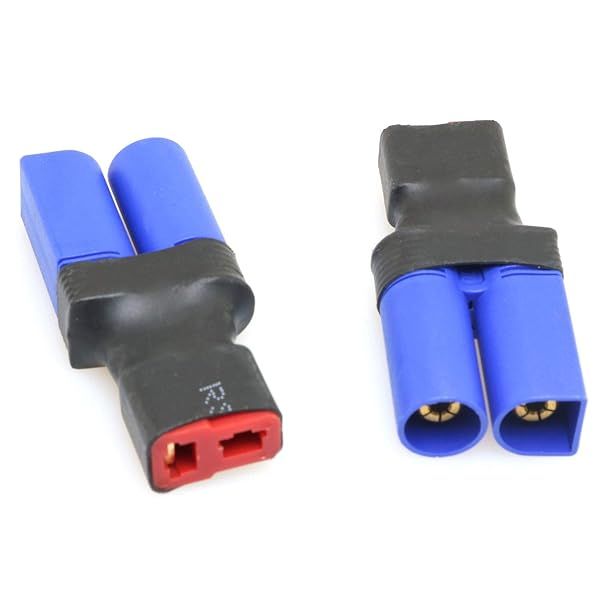 DGZZI No Wires Connector 2PCS EC5 Male Female T-Plug Adapter for RC FPV Vehicle Power Wire Lipo Battery