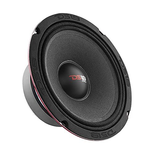 "DS18 PRO-X8M 8" Loudspeaker - 550W Max Midrange Car Audio Speaker for Superior Stereo Sound"