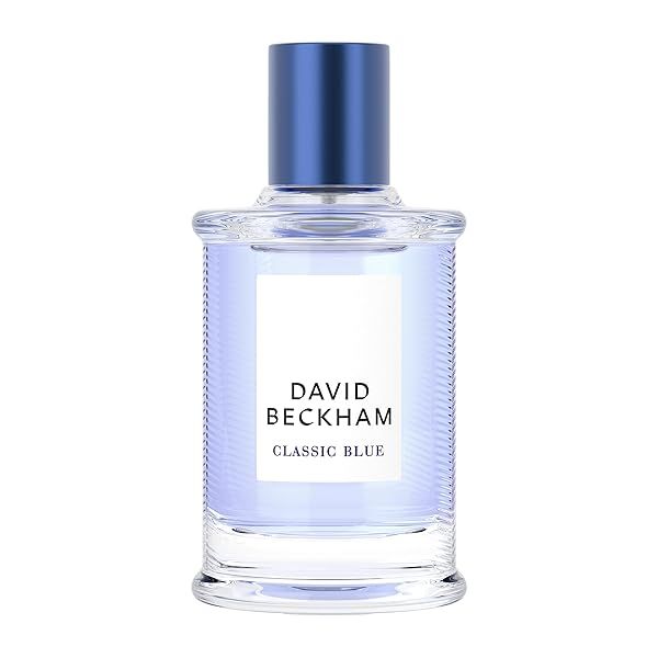 David Beckham Classic Blue Eau de Toilette 1.6 oz - Long Lasting Men's Fragrance with Pineapple & Cashmere Wood - Perfect Travel Size