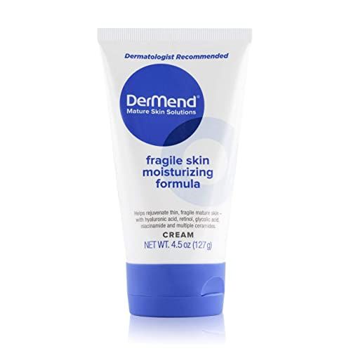 Dermend Moisturizing Cream for Fragile Skin: Anti-Wrinkle Formula to Restore & Firm Aging Skin - 4.5 Oz