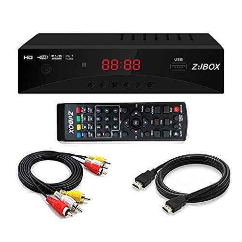 ZJBOX Digital TV Converter Box: Live 1080P HDTV, Recording, HDMI Output & Timer - Free Digital Channels!