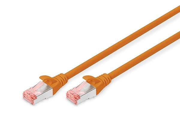 Digitus Professional DK Crochet Pattern 1644 Network Cable Category 6 SFTP 0.5m Orange AWG 27/7 Cu High Performance Patch Cable