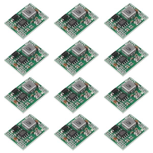 Diitao 12PCS MP1584 MP1584EN DC-DC 3A Adjustable Voltage Buck Converter Mini Voltage Power Supply Step Down Module 24V to 12V 9V 5V 3V