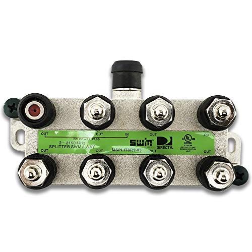 Buy Directv 8-Way Wide Band Splitter for SWM LNB - Enhance Your Signal Today!