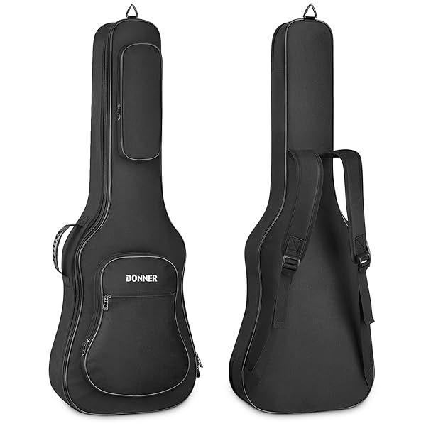 "Donner 39" Electric Guitar Bag - Padded, Waterproof, Adjustable Strap, Durable 600D Nylon Case"