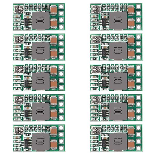 Dorhea 10PCS 5V Regulator Module Adjustable DC Voltage Reducer Step Down Buck Converter Power Supply Transformer Module