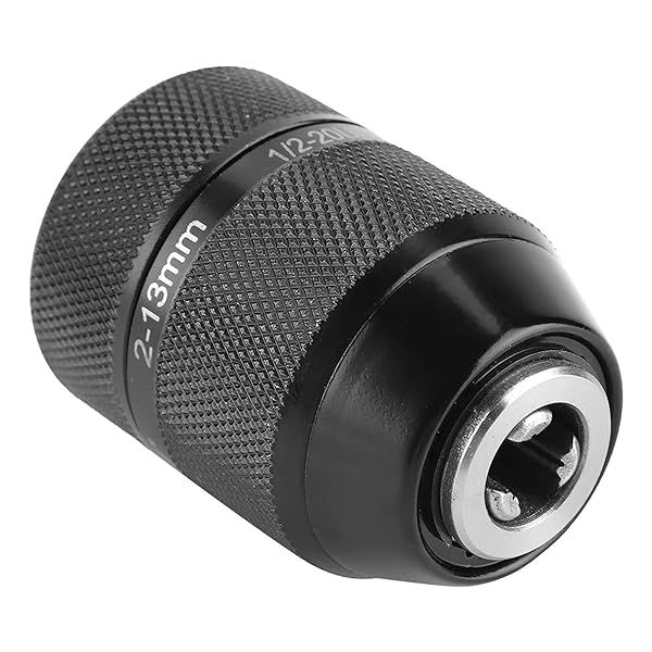 Metal Keyless Drill Chuck 1/2-20UNF 13mm Self Locking for Easy Mounting and Fast Drilling
