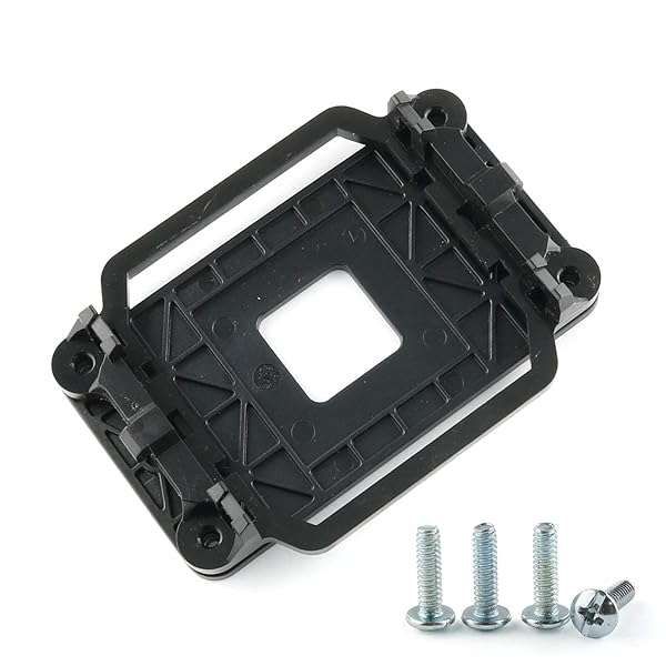 Buy E-Outstanding CPU Cooler Retention Bracket for AMD AM2/AM3 - Black Heatsink Fan Stand & Mounting Plate