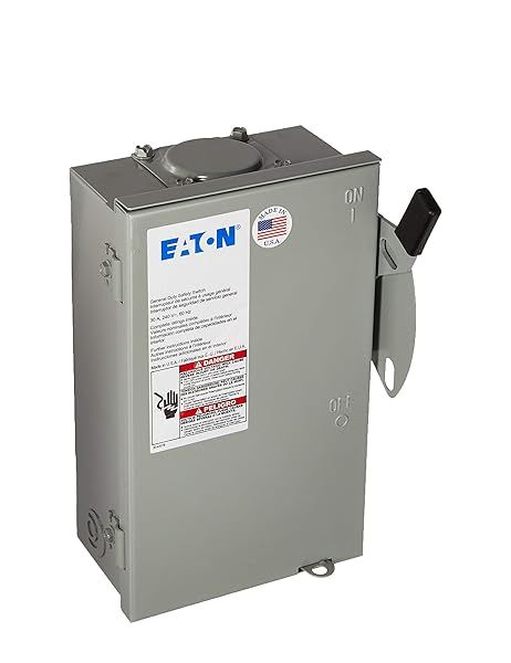 Buy EATON DG221NRB Outdoor Safety Switch - 30 Amp, 120/240V, Gray | Reliable Electrical Solutions
