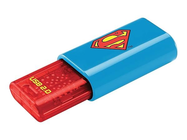 Buy EMTEC Click 8GB USB 2.0 Flash Drive - Superman Design | Fast Shipping & Great Deals!