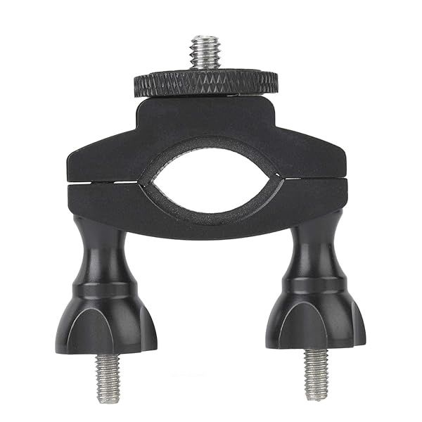 EVTSCAN Bike Handlebar Mount Bracket for Action Cameras and Motorcycle with 1/4 Inch Screw Clamp