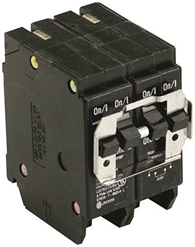 Eaton BQC230240 Quad Breaker: 2P 30A & 2P 40A Circuit Breaker - Compact 1x1x1 Design