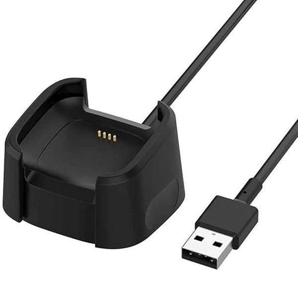 Emilydeals Fitbit Versa 2 Charger - 1m Replacement Charging Cable Dock for Smart Watch