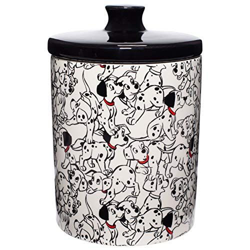 Enesco Disney 101 Dalmatians Cookie Jar Canister - 7.25 Inch Multicolor Treat Storage
