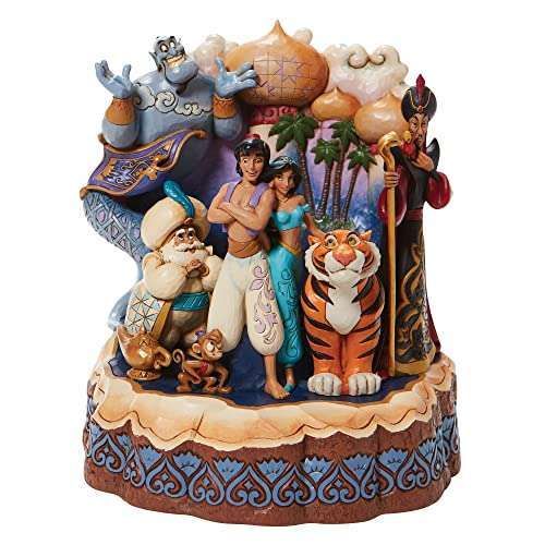 Enesco Disney Traditions Jim Shore Aladdin Figurine - 7.67 Inch Carved Heart Collectible