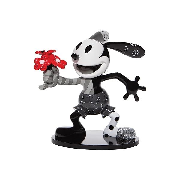 Enesco Disney Romero Britto Oswald The Lucky Rabbit Figurine - 7 Inch Multicolor Collectible