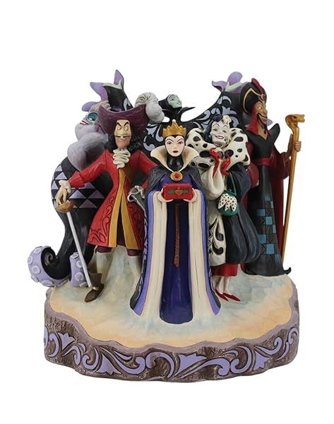 Shop Enesco Jim Shore Disney Villains Carved by Heart Figurine - 9.4 Inch Multicolor Collectible