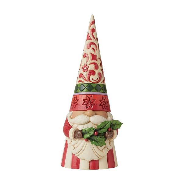 Enesco Jim Shore Heartwood Creek Tall Gnome Figurine - 10.83 Inch Multicolor Holiday Decor