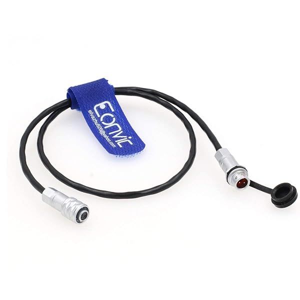 Eonvic Blackmagic Pocket Cinema Camera 4K Extension Power Cable SF610 2Pin Male to Female for Enhanced Filmmaking Experience