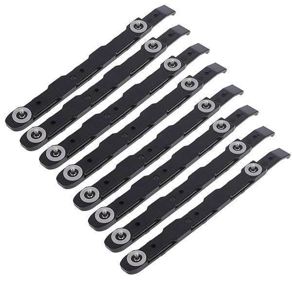 Buy Eshylala 8 Pack Black Chassis Hard Drive Mounting Plastic Rails - Durable & Easy Installation
