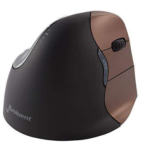 Buy Evoluent VM4SW VerticalMouse 4: Wireless Ergonomic Mouse for Right-Handed Users (Small Size)