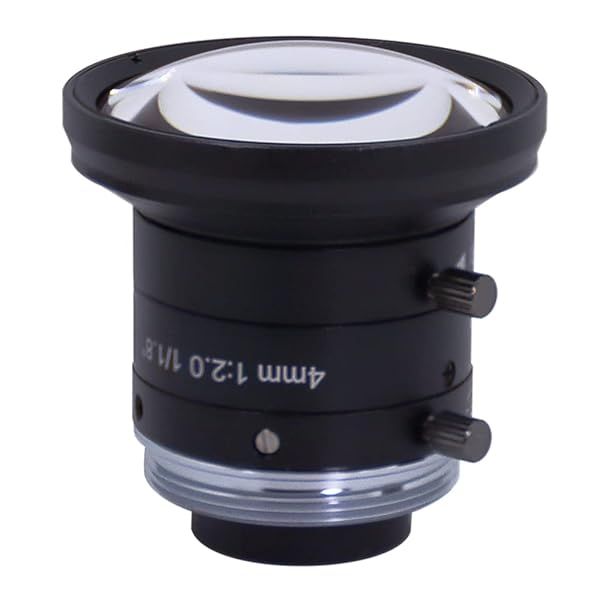 "FA 4mm Machine Vision C-Mount Lens for 1/1.8" Industrial Cameras - Fixed Focus Optics"
