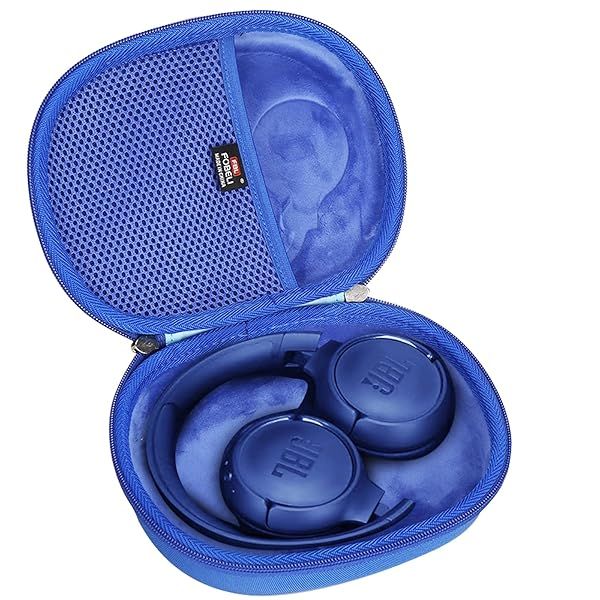 FBLFOBELI Headphone Cases EVA Hard Storage Case for JBL Tune 500BT 510BT T450BT 710BT JBL Live 650 BT NC On-Ear Wireless Bluetooth Headphone, Travel