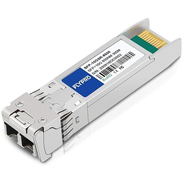 FLYPRO Fiber 10GBase-SR SFP+ Transceiver Multimode Module for Dell 407-BBOU 850nm 300m DOM