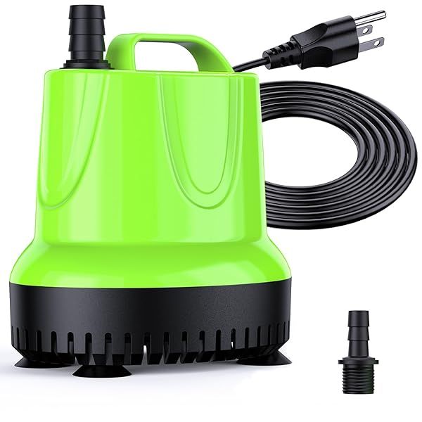 FREESEA 160 GPH Submersible Water Pump for Pond Hydroponics Aquarium Statuary Waterfall Small Sump Pump 12W