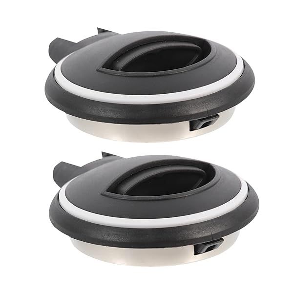 FUNOMOCYA Electric Kettle Lid Replacement 2Pcs Efficient Boiling Hot Water Preparation Compatible Accessories