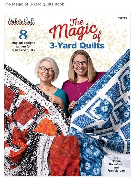 Fabric Cafe The Magic of 3 Yard Quilts Notion Multi for Easy Quilting Projects