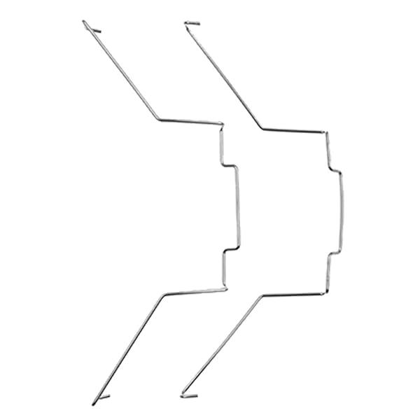 DGZZI 2PCS CPU Radiator Fan Hook - Elastic Steel Bracket for 12cm Fans | Secure & Durable