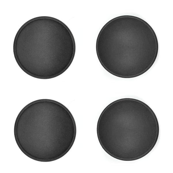 Fielect 4pcs Speaker Dust Cap 98mm Subwoofer Paper Dome Coil Cover Caps for Enhanced Sound Protection