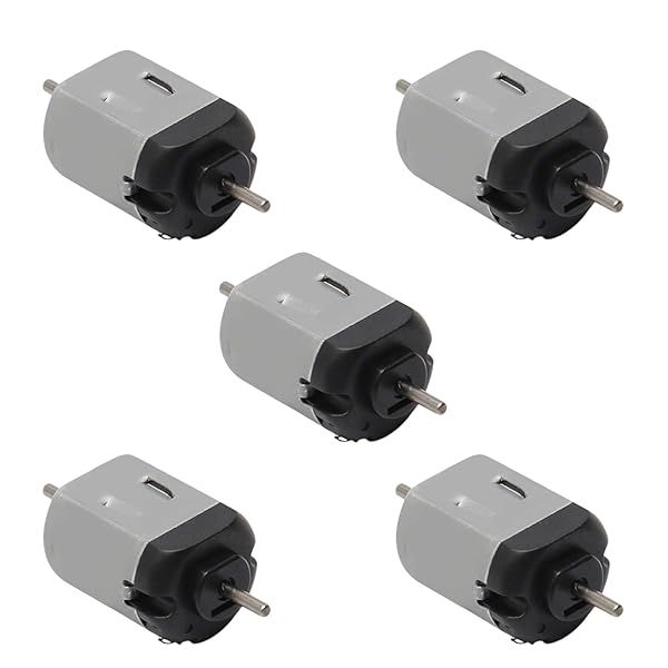 Fielect 5Pcs 3V 11000RPM Micro Motors for RC Boats, Airplanes & DIY Projects - High-Speed Mini Electric Motors