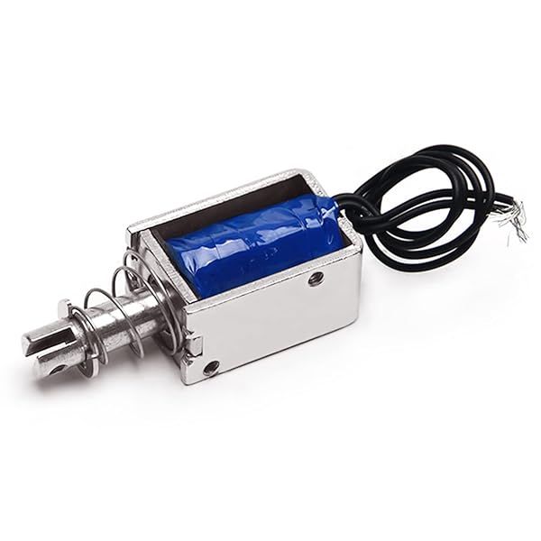 Fielect DC 12V 25N Pull Type Solenoid Electromagnet 10mm Stroke Open Frame Linear Motion JF-1039-12V