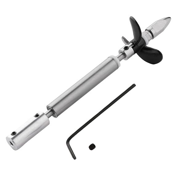 Fielect Drive Shaft with Propeller and Universal Joint for RC Boat 100mm Shaft 50mm Sleeve 36mm Propeller Compatible with 3.17mm Motor Shaft