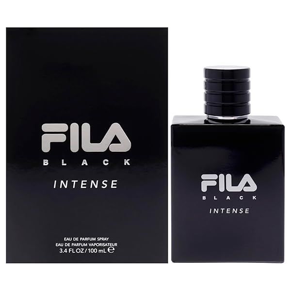 Fila Black Intense for Men - 3.4 oz EDT Spray | Bold Fragrance for Him